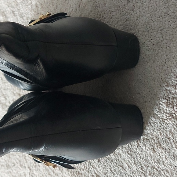 Tory Burch Sofia wedge tall black boots size 8.5 - Picture 5 of 16